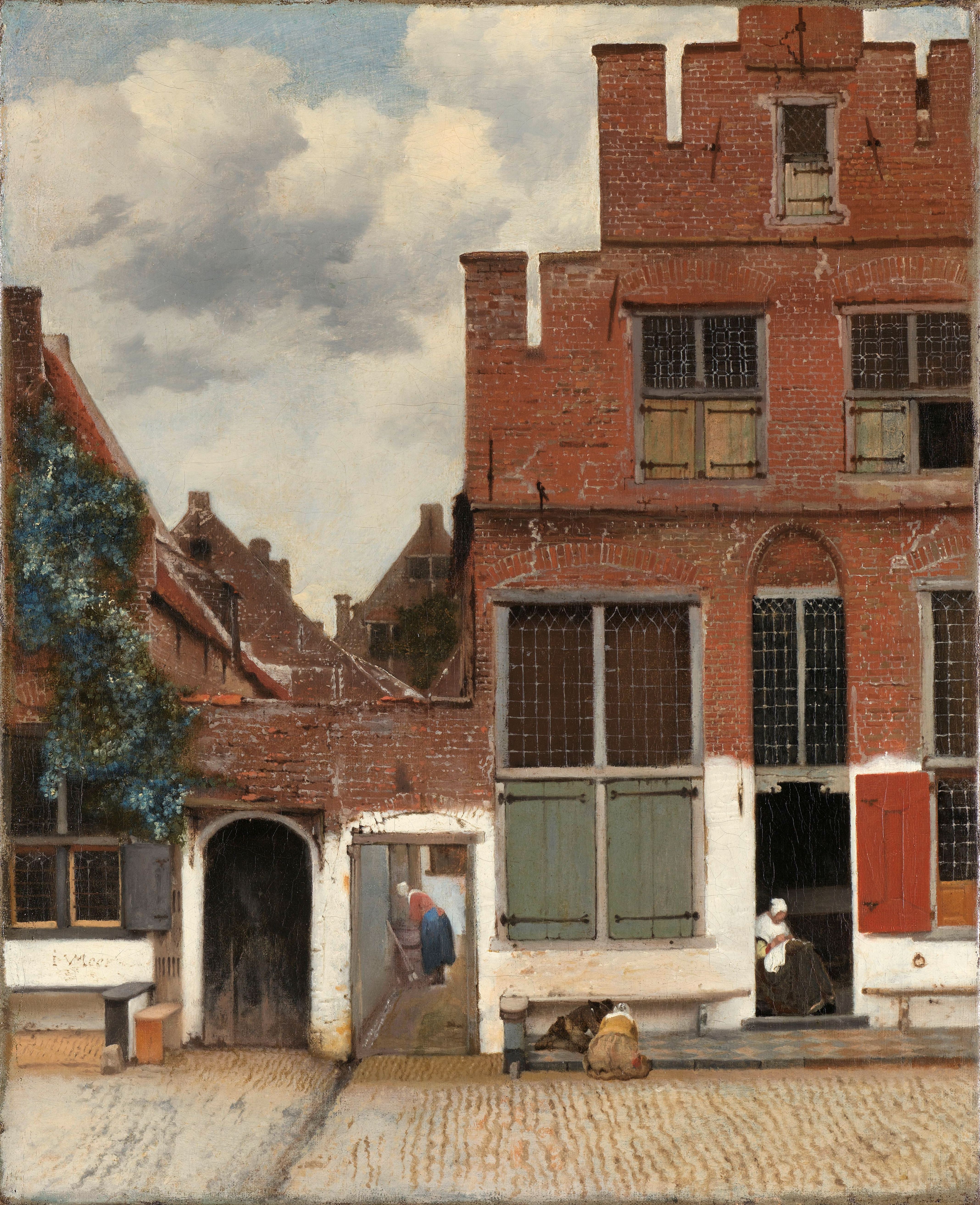 The Little Street painting by Veermeer